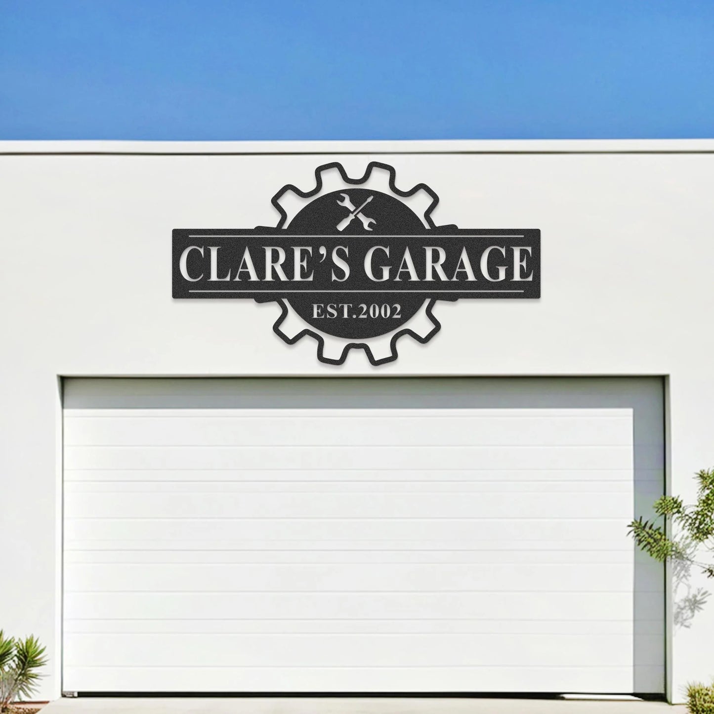 Gift for Men,Personalized Garage Metal Wall Art,Dad Man Cave,Workshop Decor,Garage Name Sign,Car Shop Decor,Mechanic Gifts,Fathers Day Gift