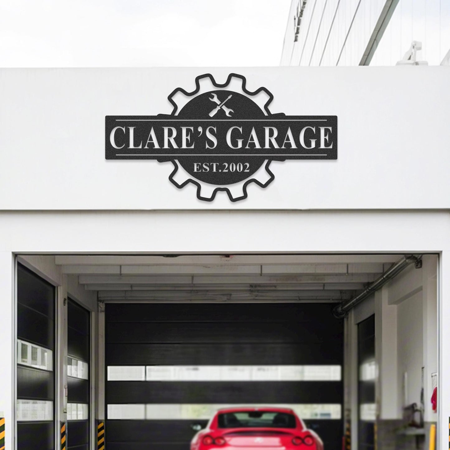 Gift for Men,Personalized Garage Metal Wall Art,Dad Man Cave,Workshop Decor,Garage Name Sign,Car Shop Decor,Mechanic Gifts,Fathers Day Gift