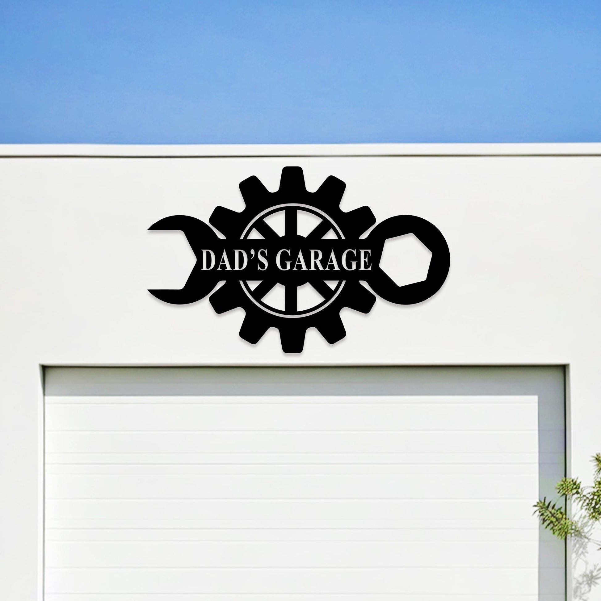 Personalized Garage Metal Wall Art,Dad Man Cave,Workshop Decor,Garage Name Sign,Car Shop Decor,Fathers Day Gift,Gift for Men