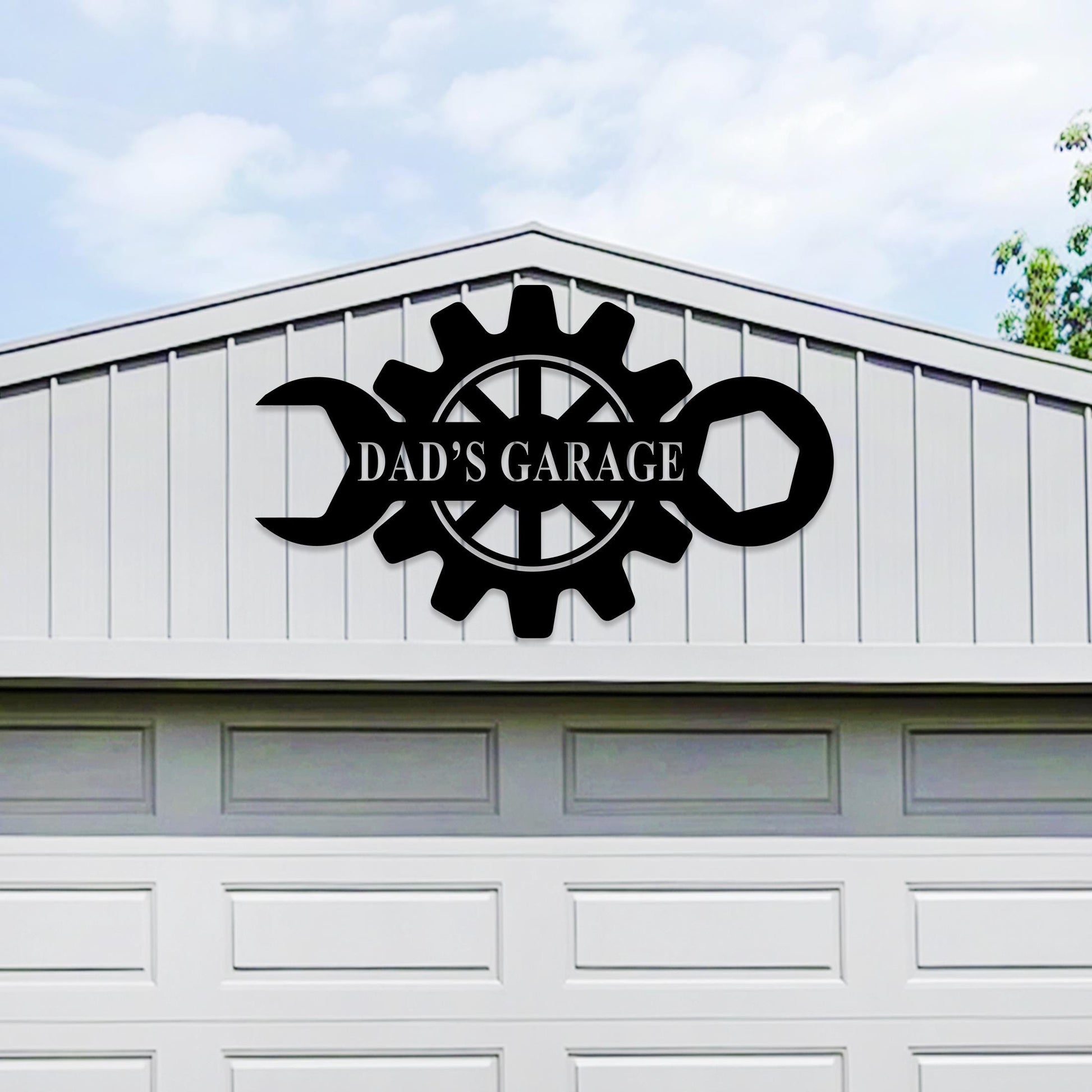 Personalized Garage Metal Wall Art,Dad Man Cave,Workshop Decor,Garage Name Sign,Car Shop Decor,Fathers Day Gift,Gift for Men