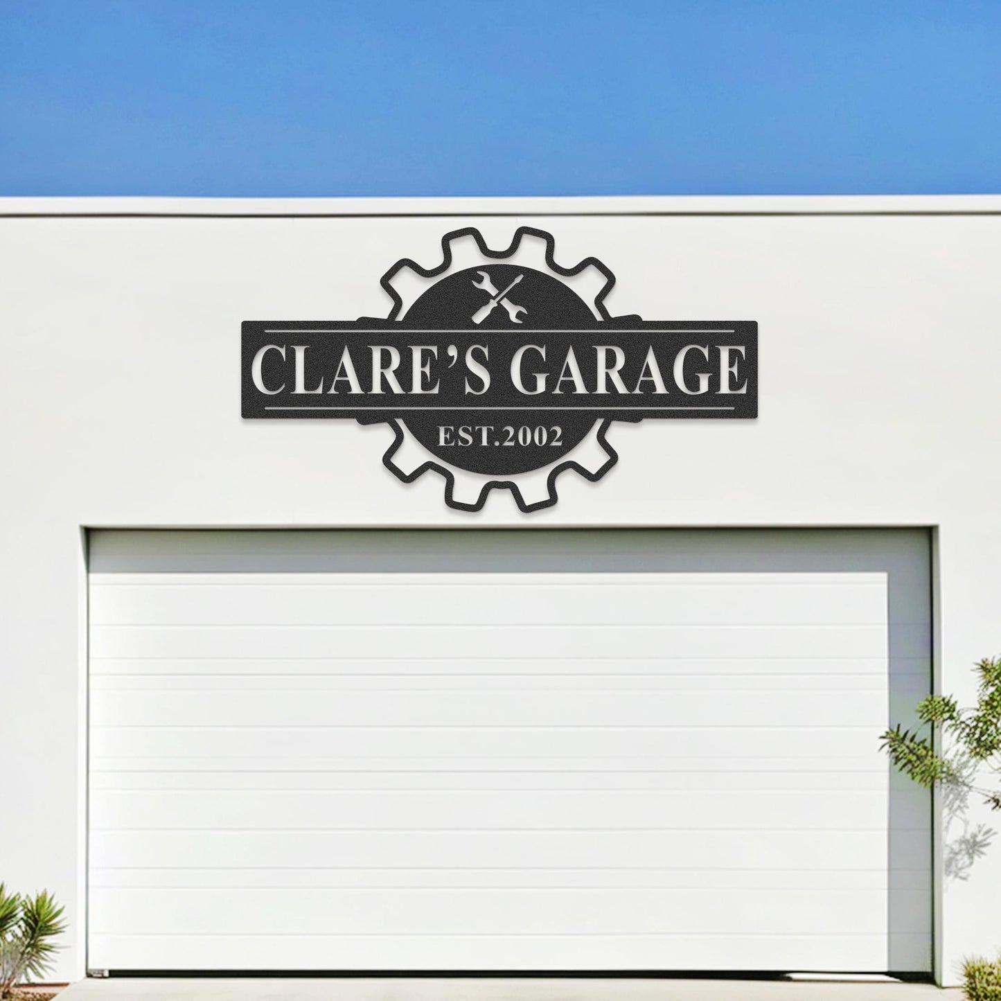 Gift for Men,Personalized Garage Metal Wall Art,Dad Man Cave,Workshop Decor,Garage Name Sign,Car Shop Decor,Mechanic Gifts,Fathers Day Gift