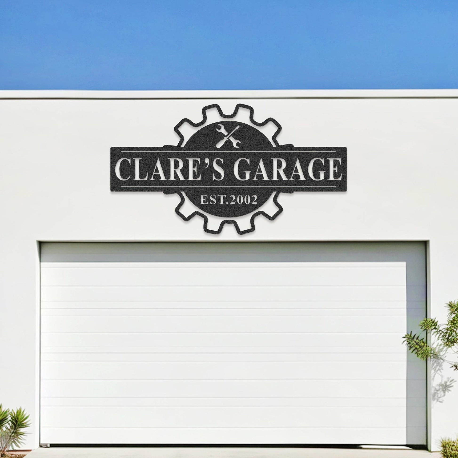 Gift for Men,Personalized Garage Metal Wall Art,Dad Man Cave,Workshop Decor,Garage Name Sign,Car Shop Decor,Mechanic Gifts,Fathers Day Gift