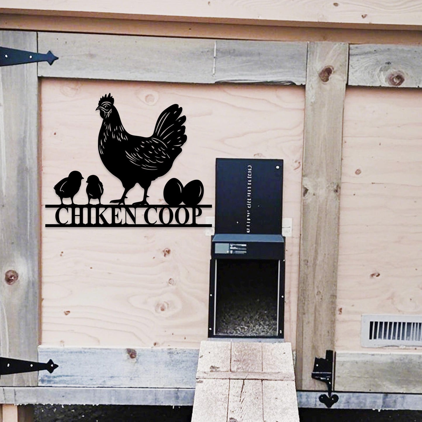 Farm Fresh Eggs Sign, Personalized Chicken Sign, Hen house sign, Custom Farm Sign, Chicken Coop Sign, Chicken Farm, Eggs Farmed Sign