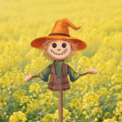 Scarecrow Garden Stake,Fall Decor,Front Porch Sign,Scarecrow Yard Art,Scarecrow Fall Stake,Autumn Outdoor Decoration,Lawn Stake,Garden Gift