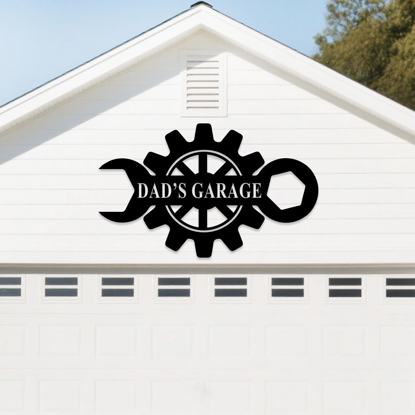Personalized Garage Metal Wall Art,Dad Man Cave,Workshop Decor,Garage Name Sign,Car Shop Decor,Fathers Day Gift,Gift for Men