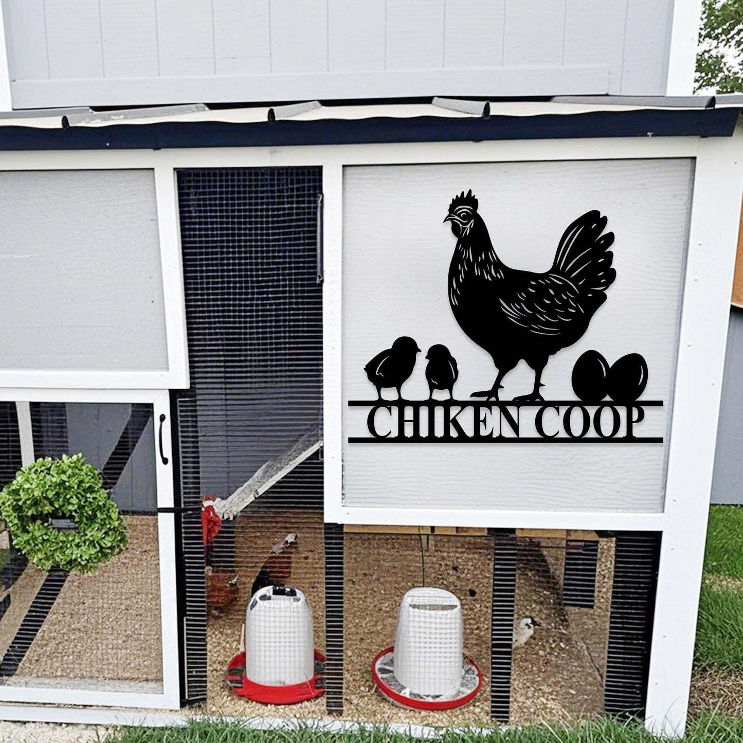 Farm Fresh Eggs Sign, Personalized Chicken Sign, Hen house sign, Custom Farm Sign, Chicken Coop Sign, Chicken Farm, Eggs Farmed Sign