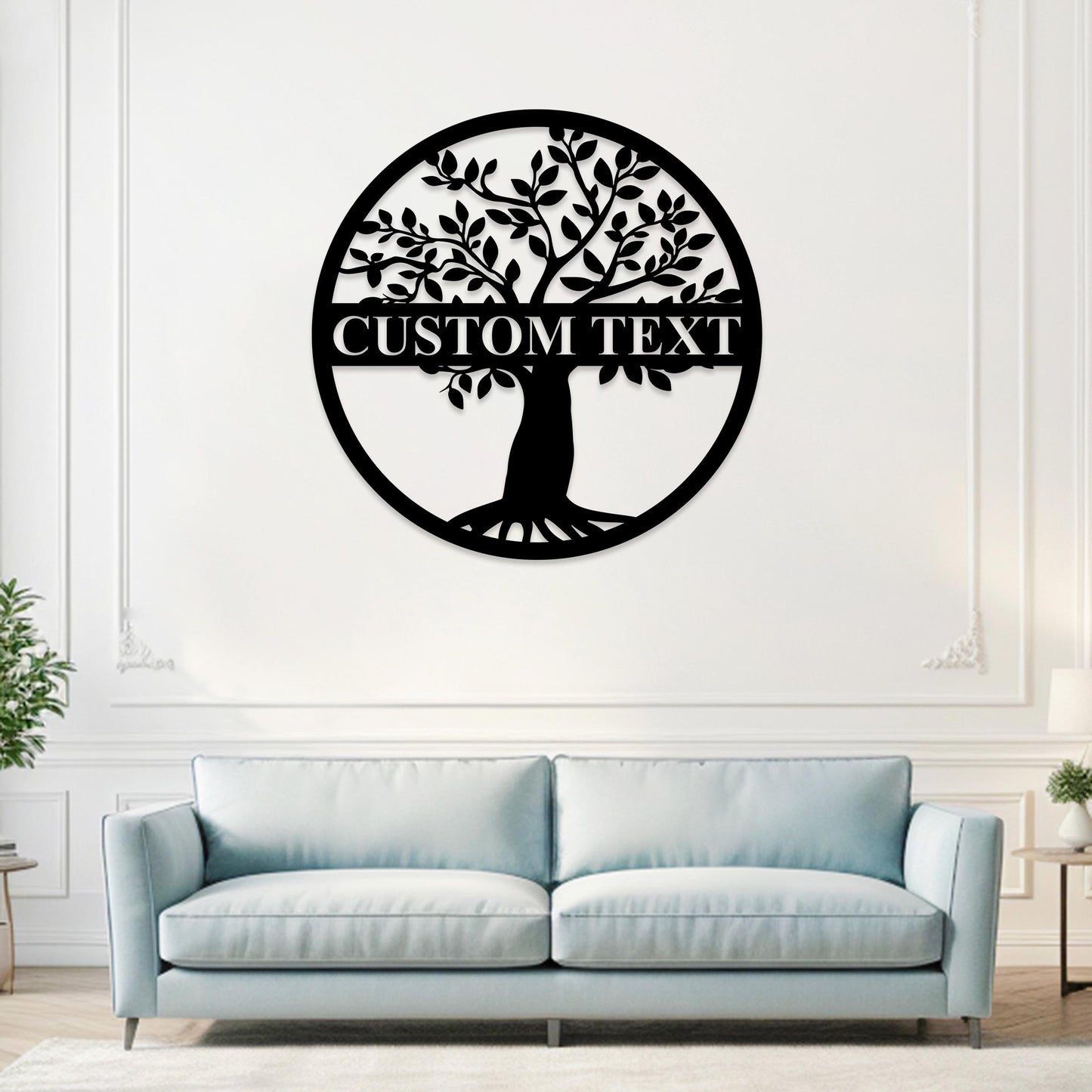 Personalized Tree of Life Metal Name Sign,Custom Tree of Life Wall Art,Tree of Life Family Name Sign,Tree of Life Wall Hanging,Outdoor Sign