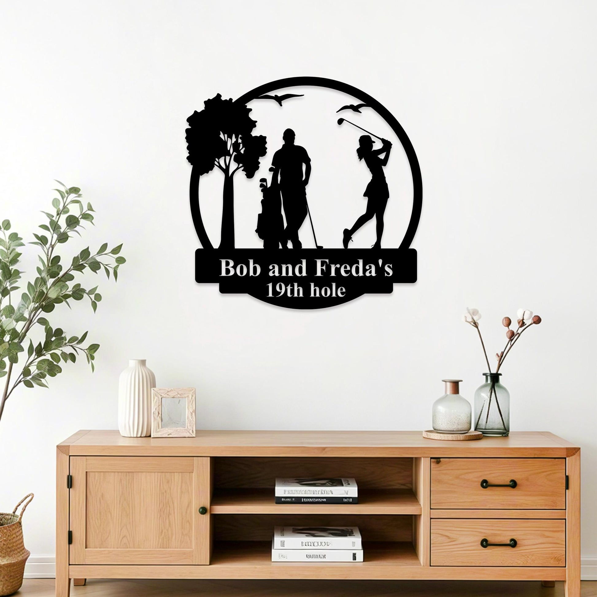 Golf Metal Sign Personalized, Golf Metal Wall Art, Golf Metal Sign, Golf Gift For Woman, Golf Gift For Man, Golf Couple Sign gift,Golf Gift