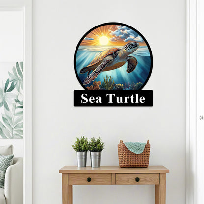 Custom Metal Sea Turtle,Personalized Sea Turtle Wall Art,Turtle Decor, Sea Turtle Wall Decor,Ocean Decor,Gifts For Turtle Lovers