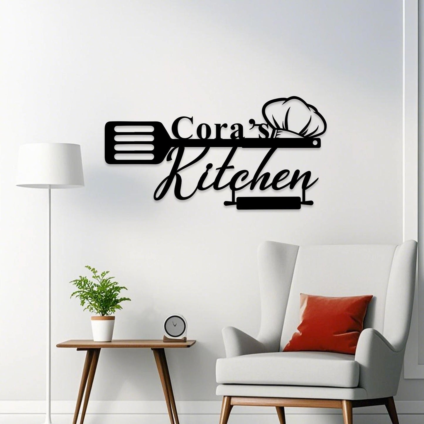 Personalized Family Kitchen Sign, Custom Kitchen Metal Wall Art, Kitchen Decor, Metal Kitchen Sign,  Cooking Lover Gift,Birthday Gifts