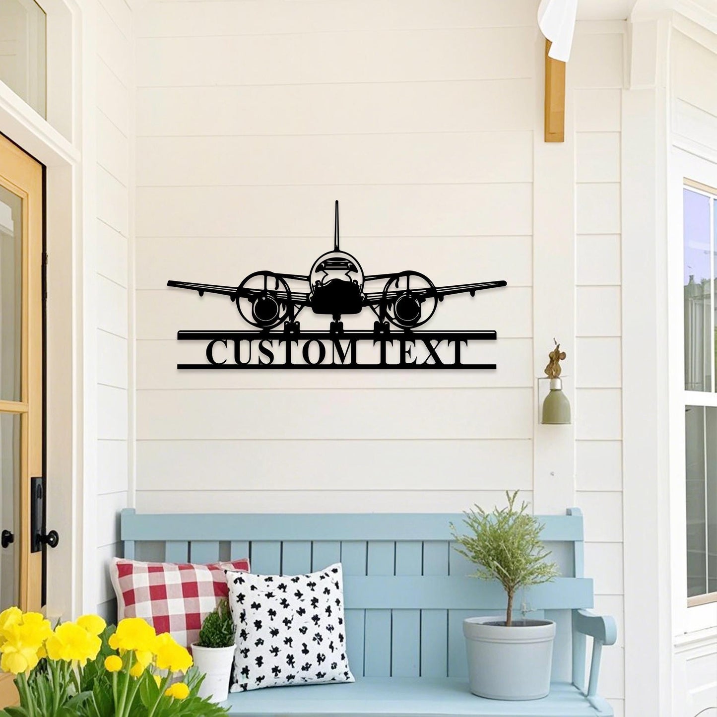 Personalized Airplane Metal Sign,Aircraft Name Sign,Custom Aviation Gift,Pilot Name Sign,Airforce Wall Art,Man Cave,Aircraft Hangar Decor