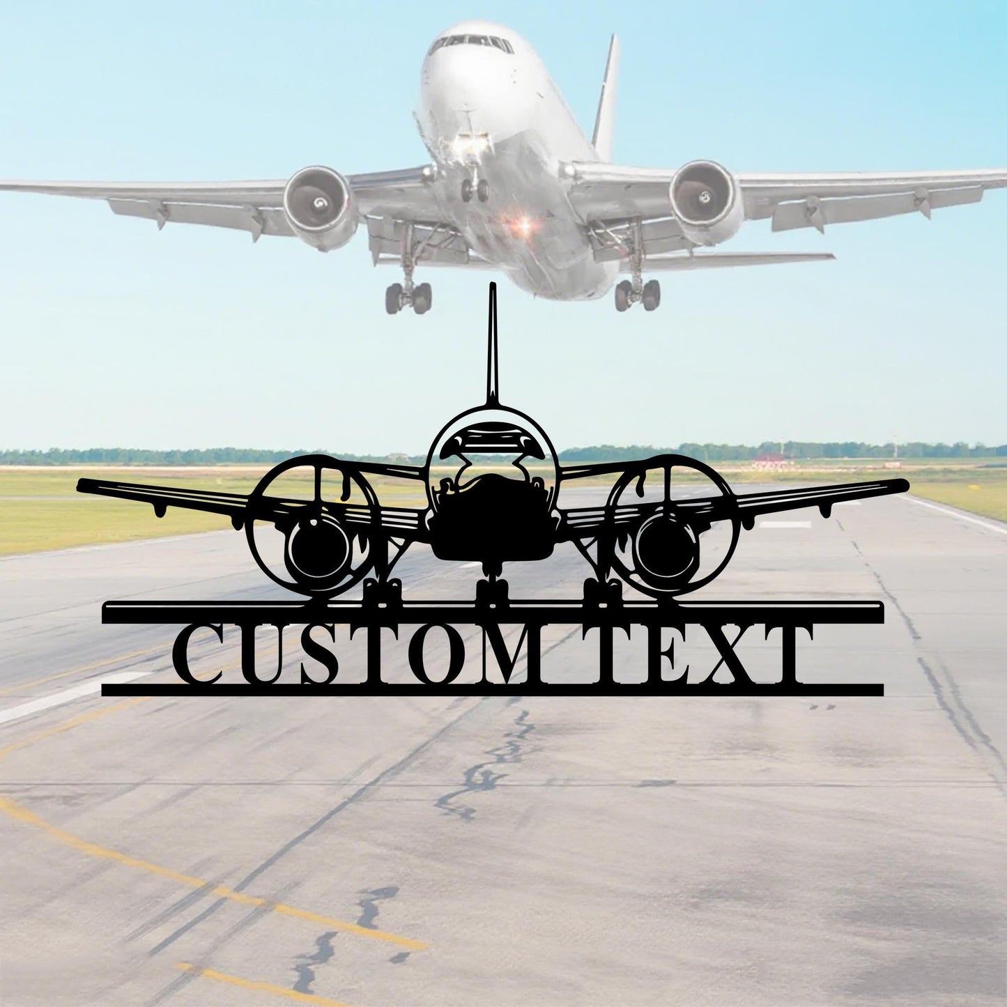 Personalized Airplane Metal Sign,Aircraft Name Sign,Custom Aviation Gift,Pilot Name Sign,Airforce Wall Art,Man Cave,Aircraft Hangar Decor