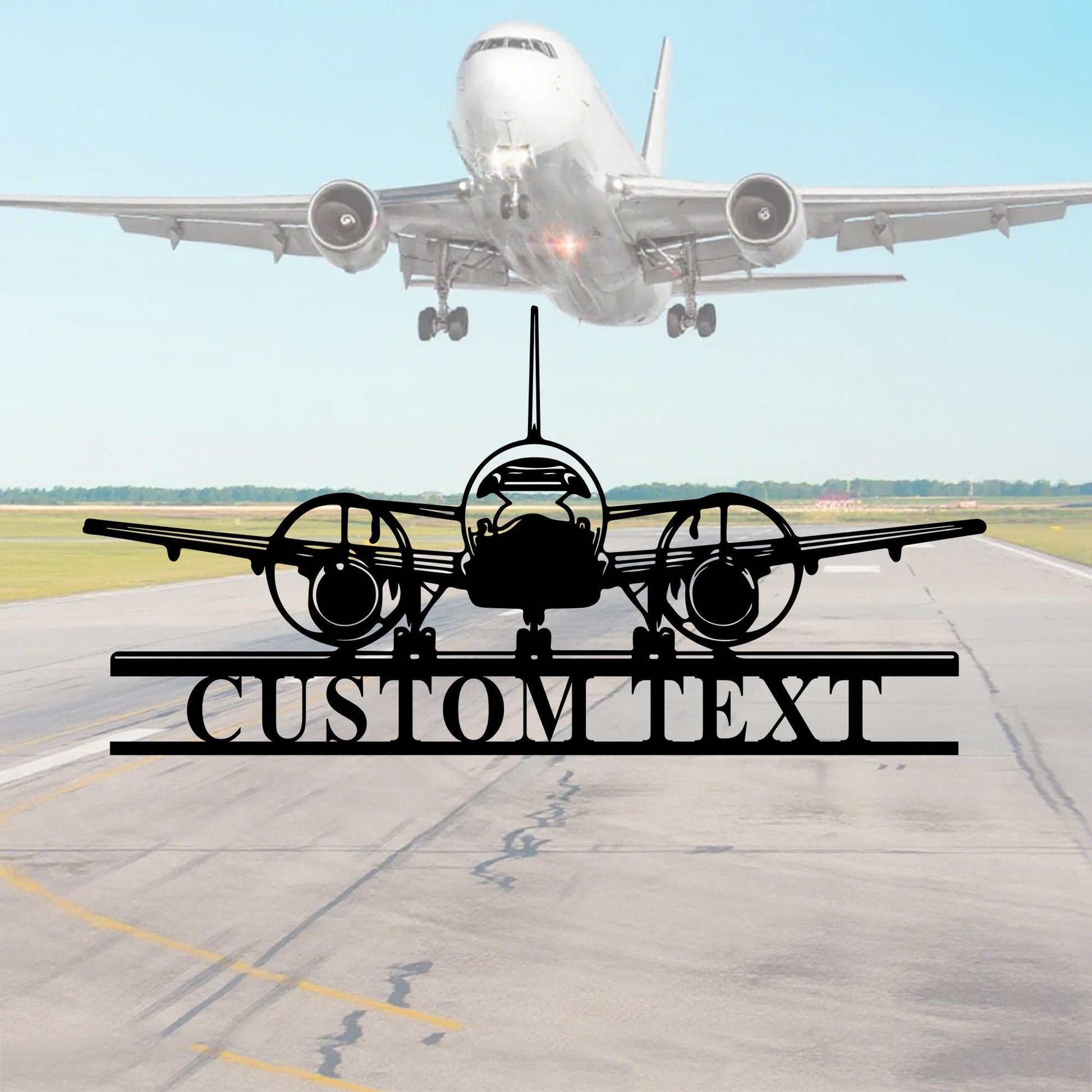 Personalized Airplane Metal Sign,Aircraft Name Sign,Custom Aviation Gift,Pilot Name Sign,Airforce Wall Art,Man Cave,Aircraft Hangar Decor