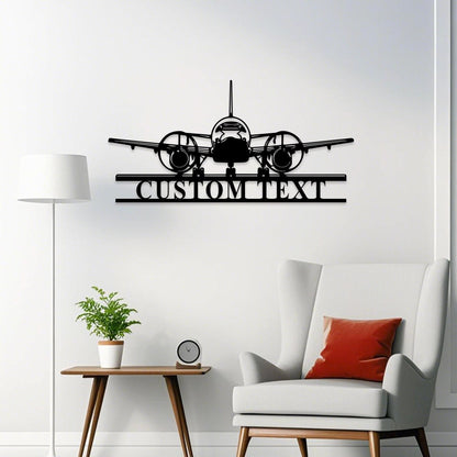 Personalized Airplane Metal Sign,Aircraft Name Sign,Custom Aviation Gift,Pilot Name Sign,Airforce Wall Art,Man Cave,Aircraft Hangar Decor