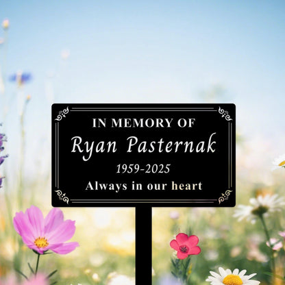 Personalized Memorial Tree Plaque,Metal Name Garden Grave Marker,Tree Memorial Sign,Tree Garden Sign ,Remembrance Plaque,Tree Plaque Marker
